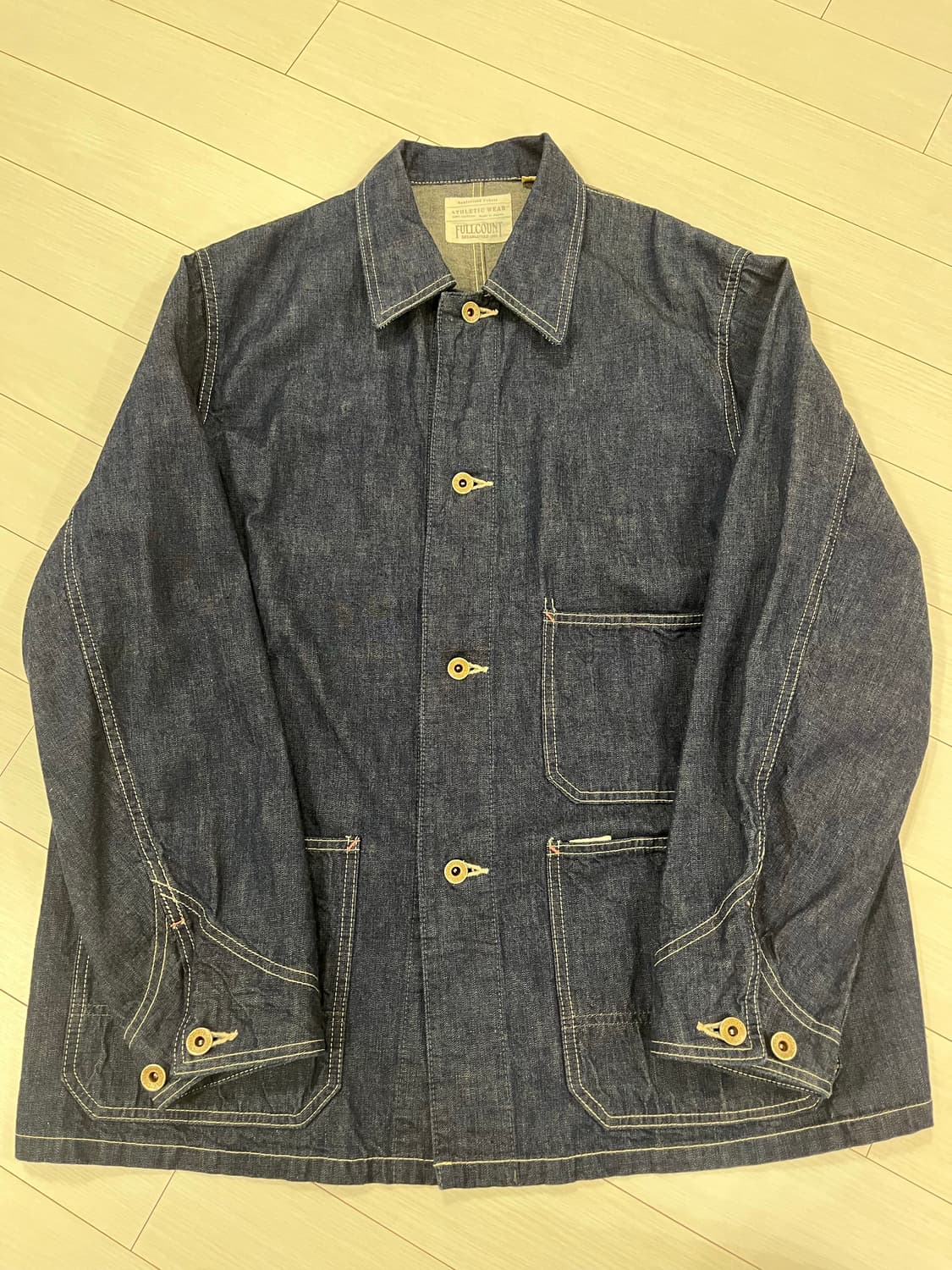 풀카운트 2105-1 데님 초어 자켓 46 상품이미지1