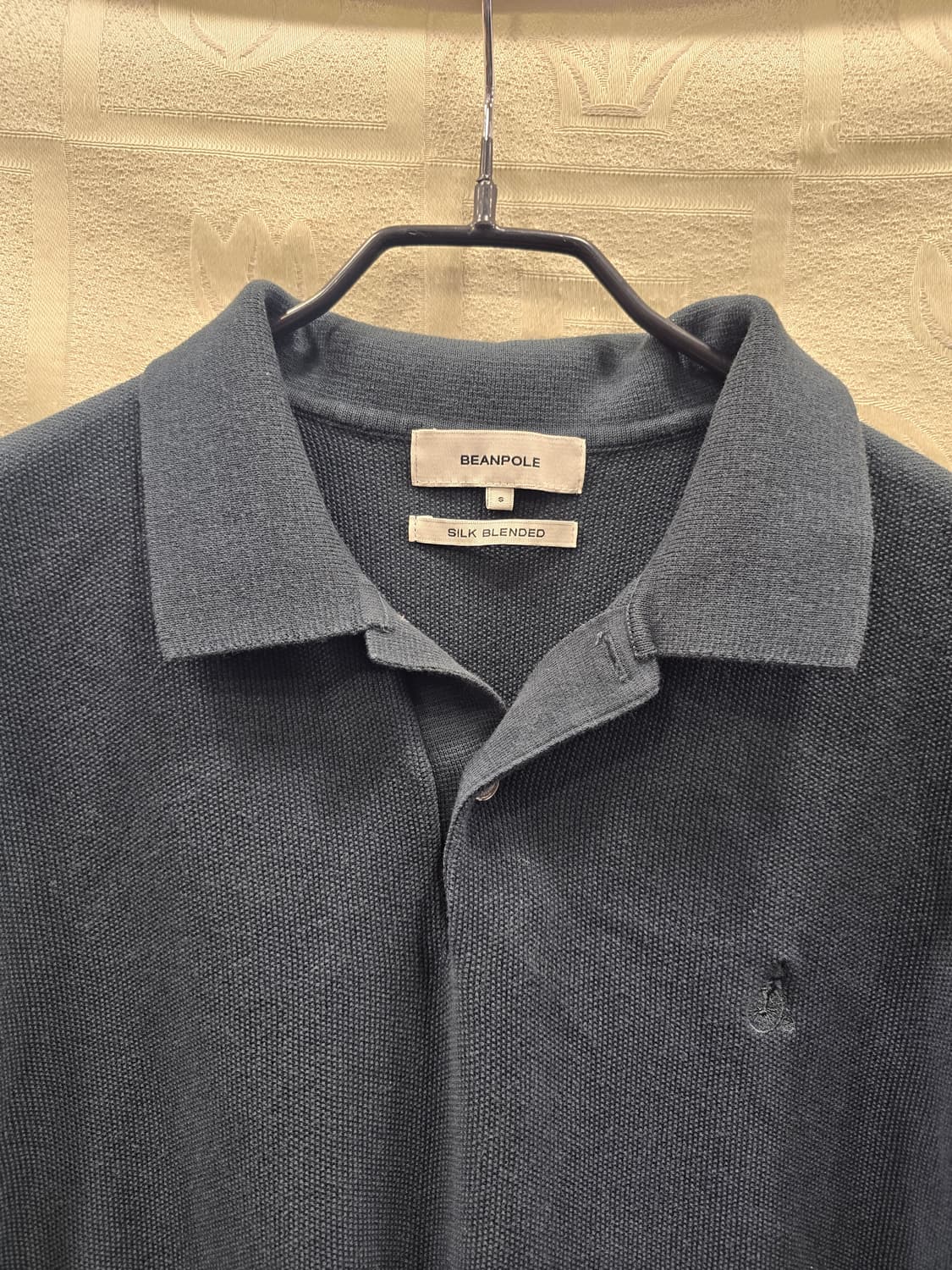 빈폴 실크 블렌디드 반팔 니트 폴로티 S 사이즈 상품이미지2