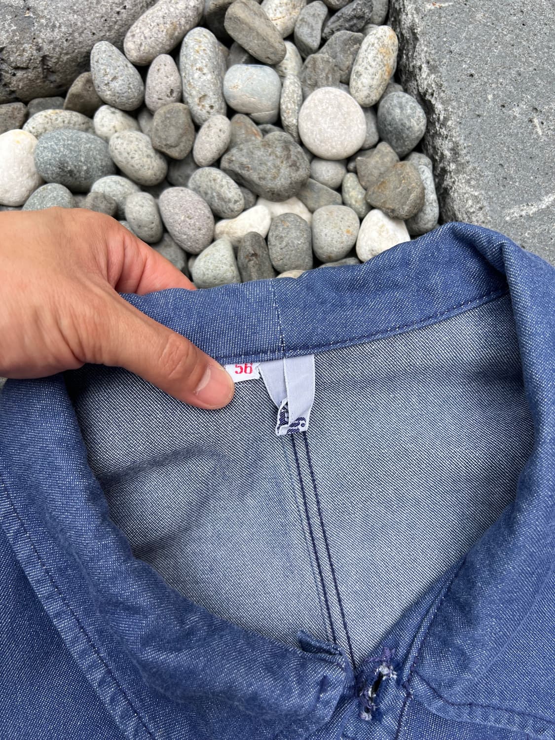 OLD VINTAGE WASHING "DENIM" 데님프렌치워크자켓 상품이미지7