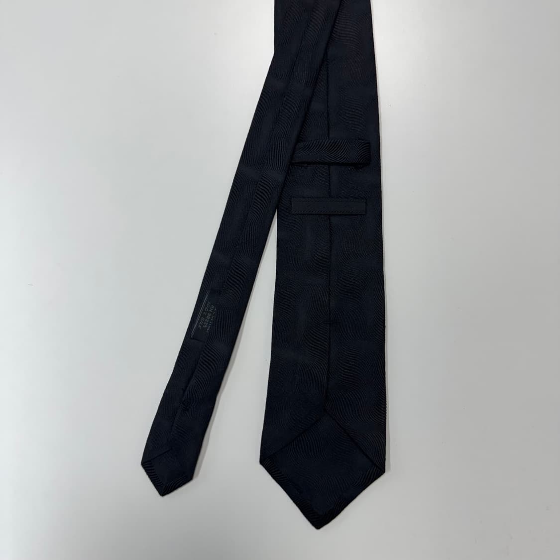 프라다 (PRADA) 명품 정품 블랙넥타이 8.2cm 상품이미지3