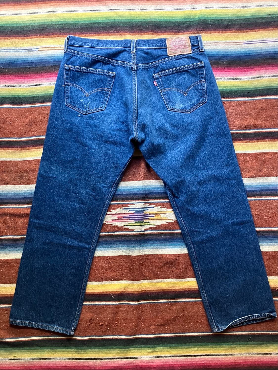 90s USA 빈티지 리바이스 501 데님 팬츠 상품이미지5