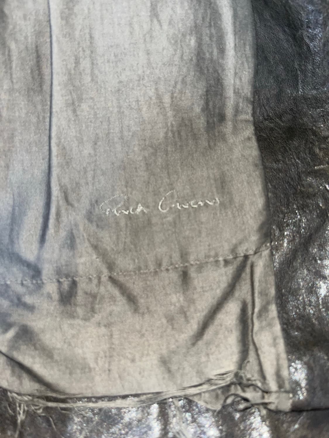 RICK OWENS FW2009 GEO LEATHER JACKET 상품이미지4