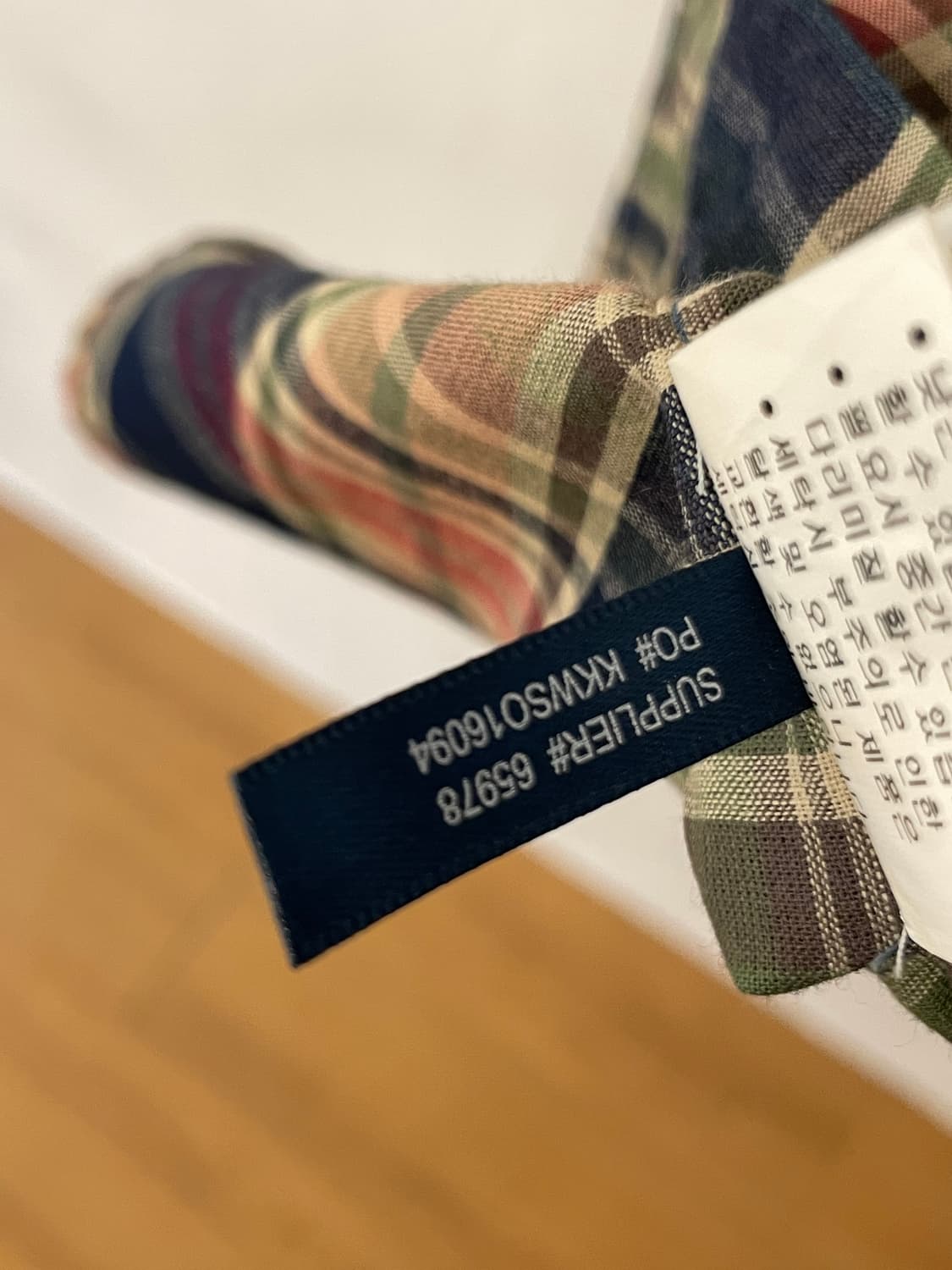 폴로 마드라스 체크 셔츠  상품이미지7