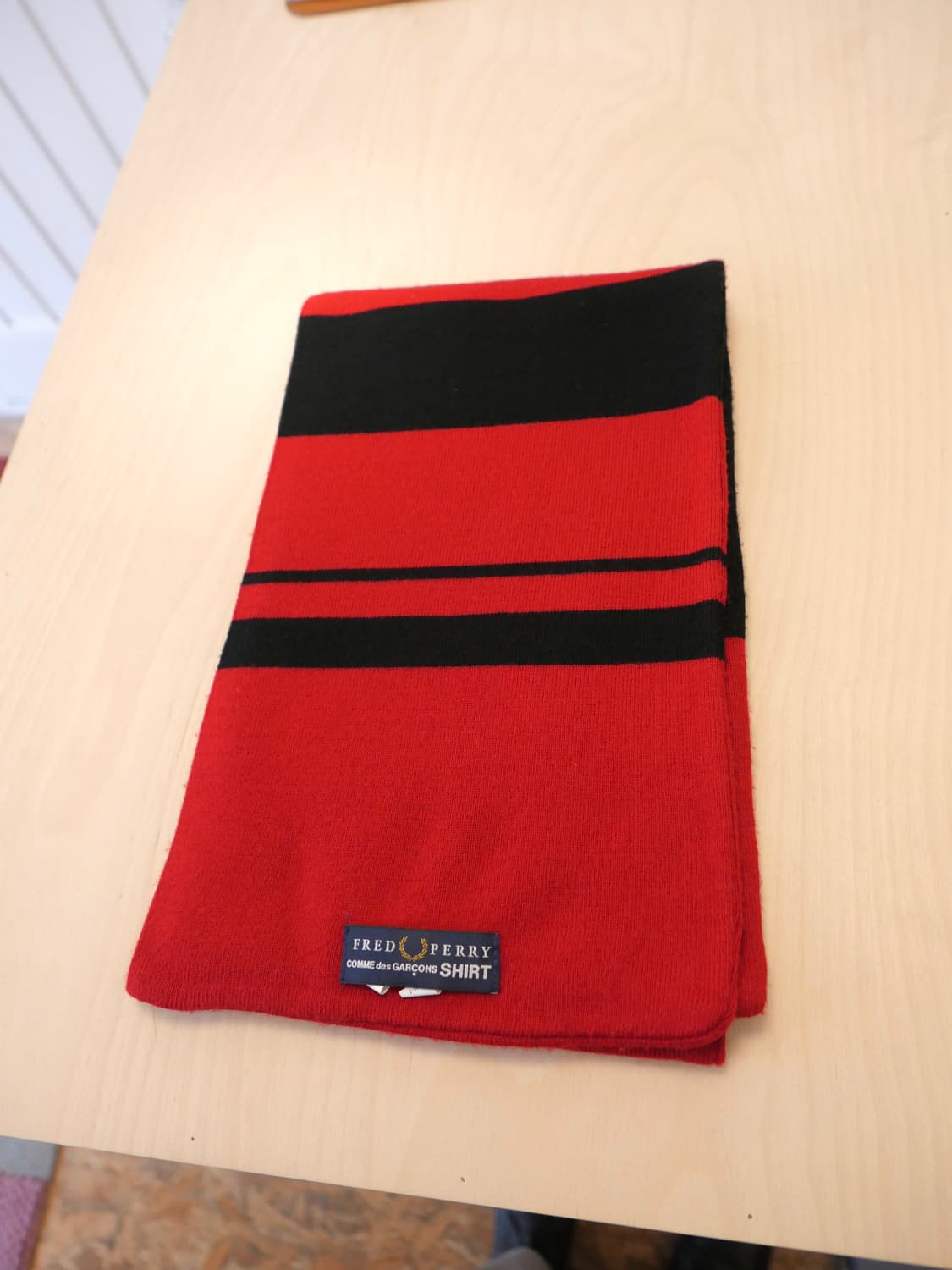 꼼데가르송 프레드페리 머플러 상품이미지1