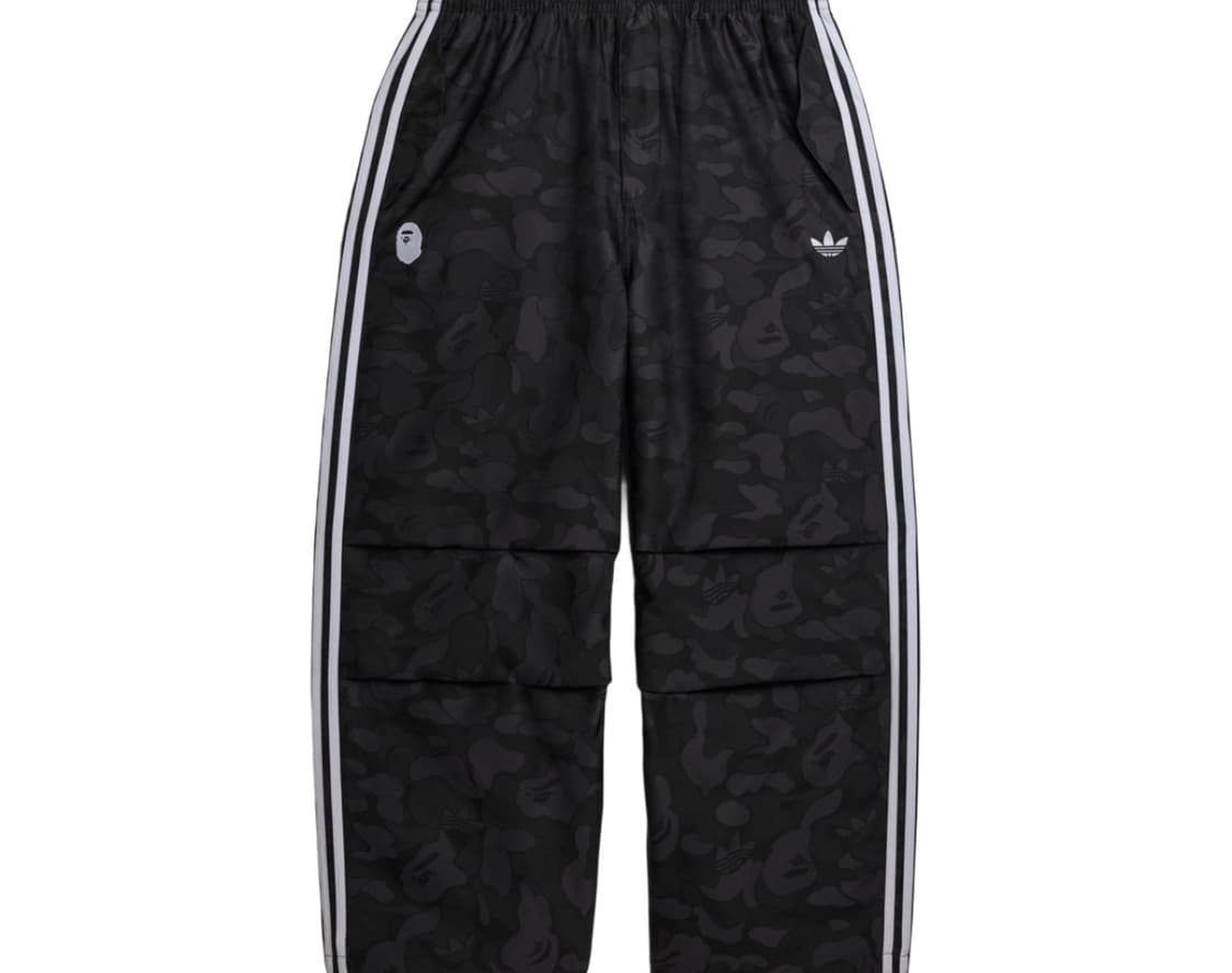 아디다스 x 베이프 자카드 팬츠 블랙 m 상품이미지1