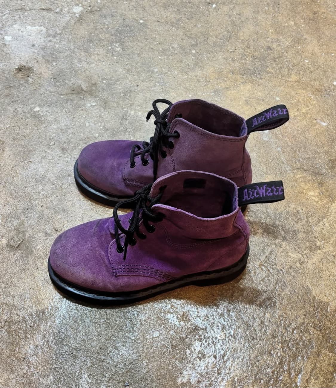 닥터마틴 6홀 빈티지 스웨이드 퍼플 상품이미지4