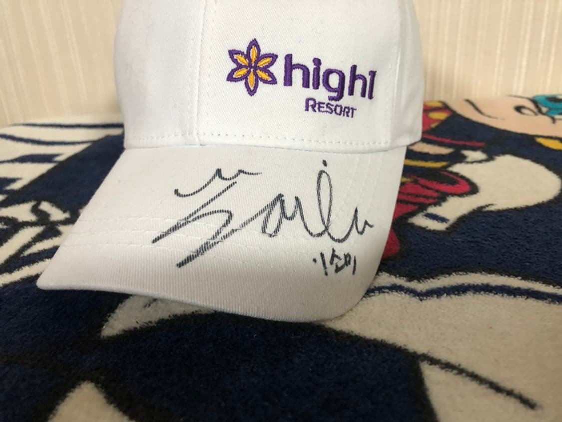 하이원리조트 여자오픈 골프모자/이소미프로 싸인모자 상품이미지5