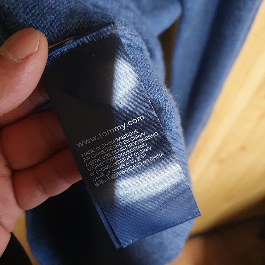 타미힐피거 반집업 니트 m 상품이미지4