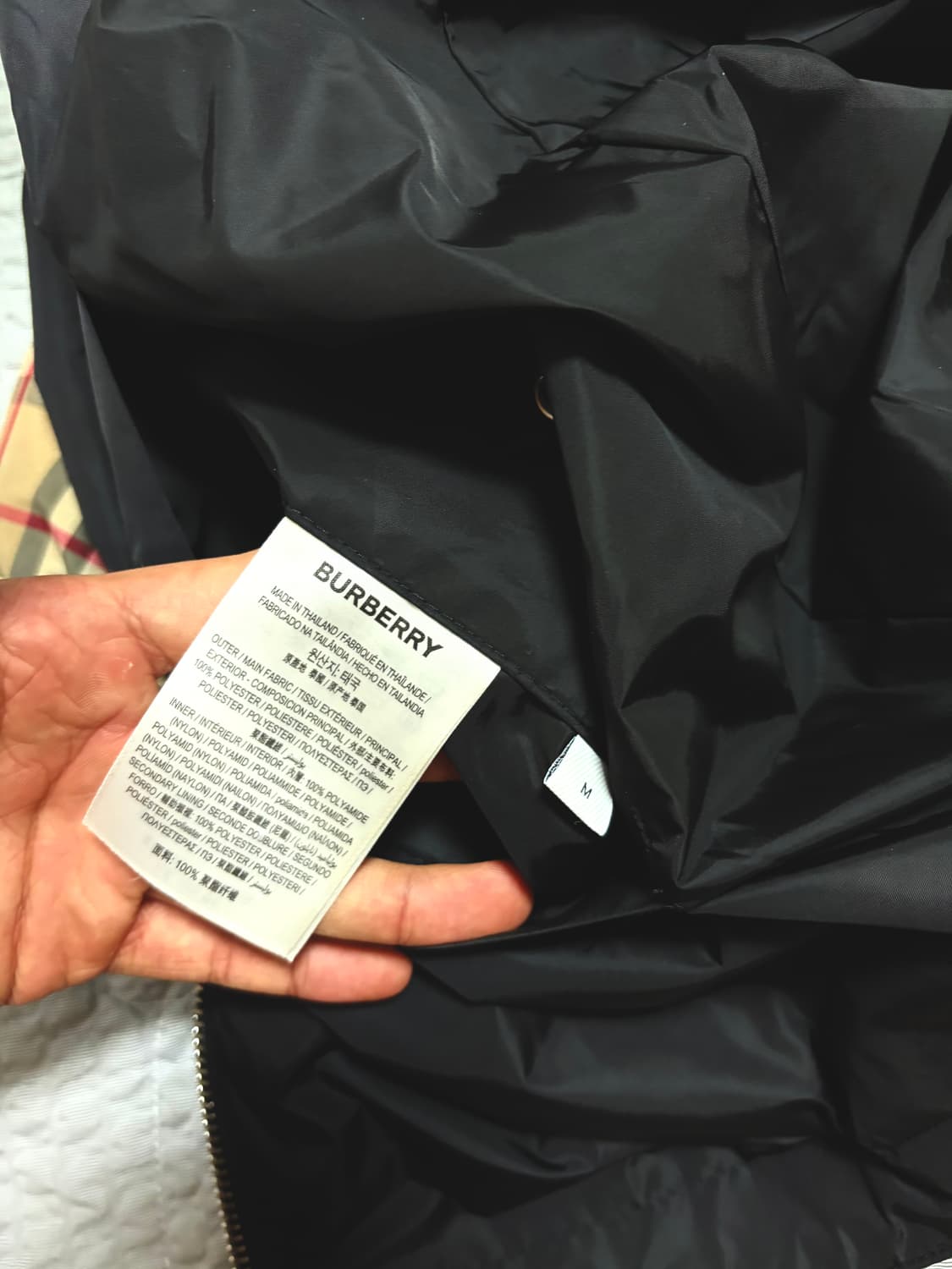 버버리 리버서블 바람막이 상품이미지5