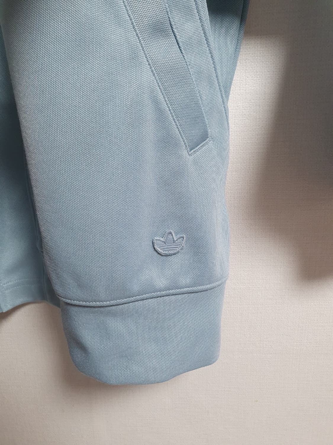 아디다스 베켄바우어 져지 삼선 트랙탑 져지 아이스블루 XL 상품이미지5