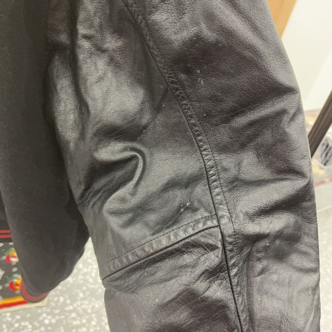 나이키 올드스쿨 90's 점프맨 레더 바시티 자켓 100 C07737 상품이미지7