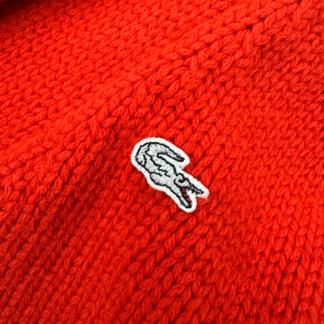 여성용 90 라코스테 숄카라 니트 가디건  상품이미지3