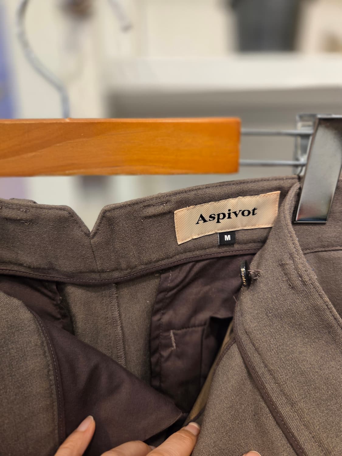 Aspivot 에스파이벗 핀턱 슬렉스 팬츠 상품이미지5