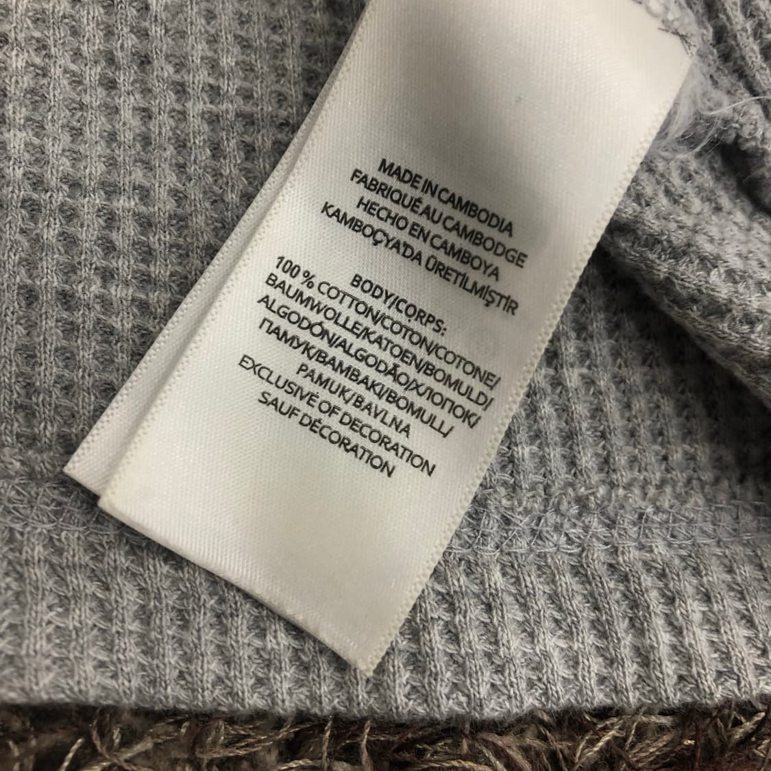 폴로 랄프로렌 와플 롱슬리브 긴팔 티셔츠 상품이미지5