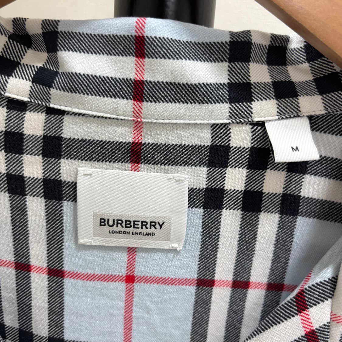 [M]버버리 체크 반팔 셔츠 상품이미지2