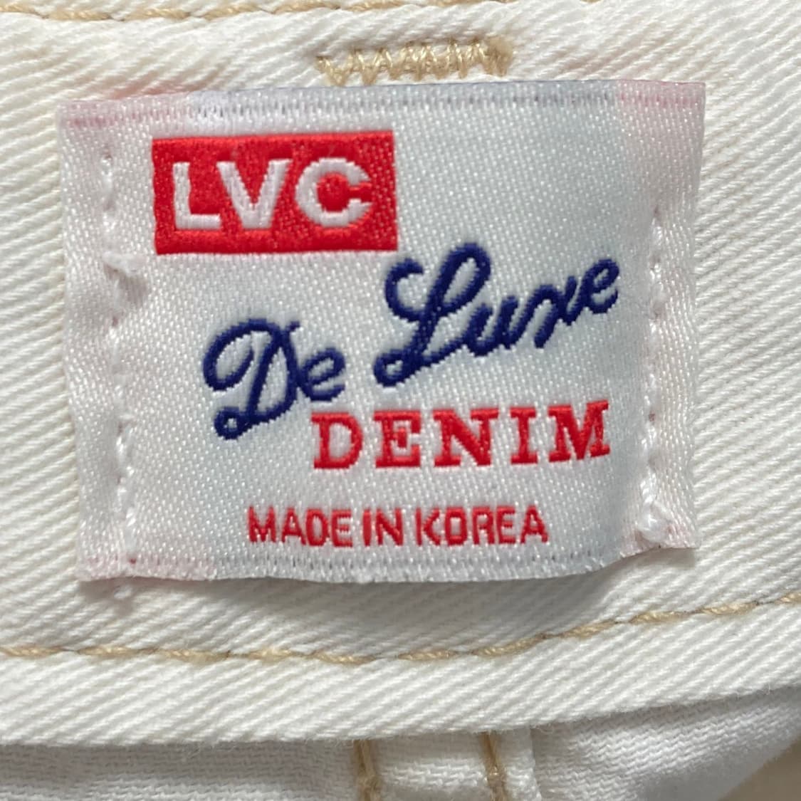 LVC 데님 여성아이보리면팬츠 27-28  상품이미지4