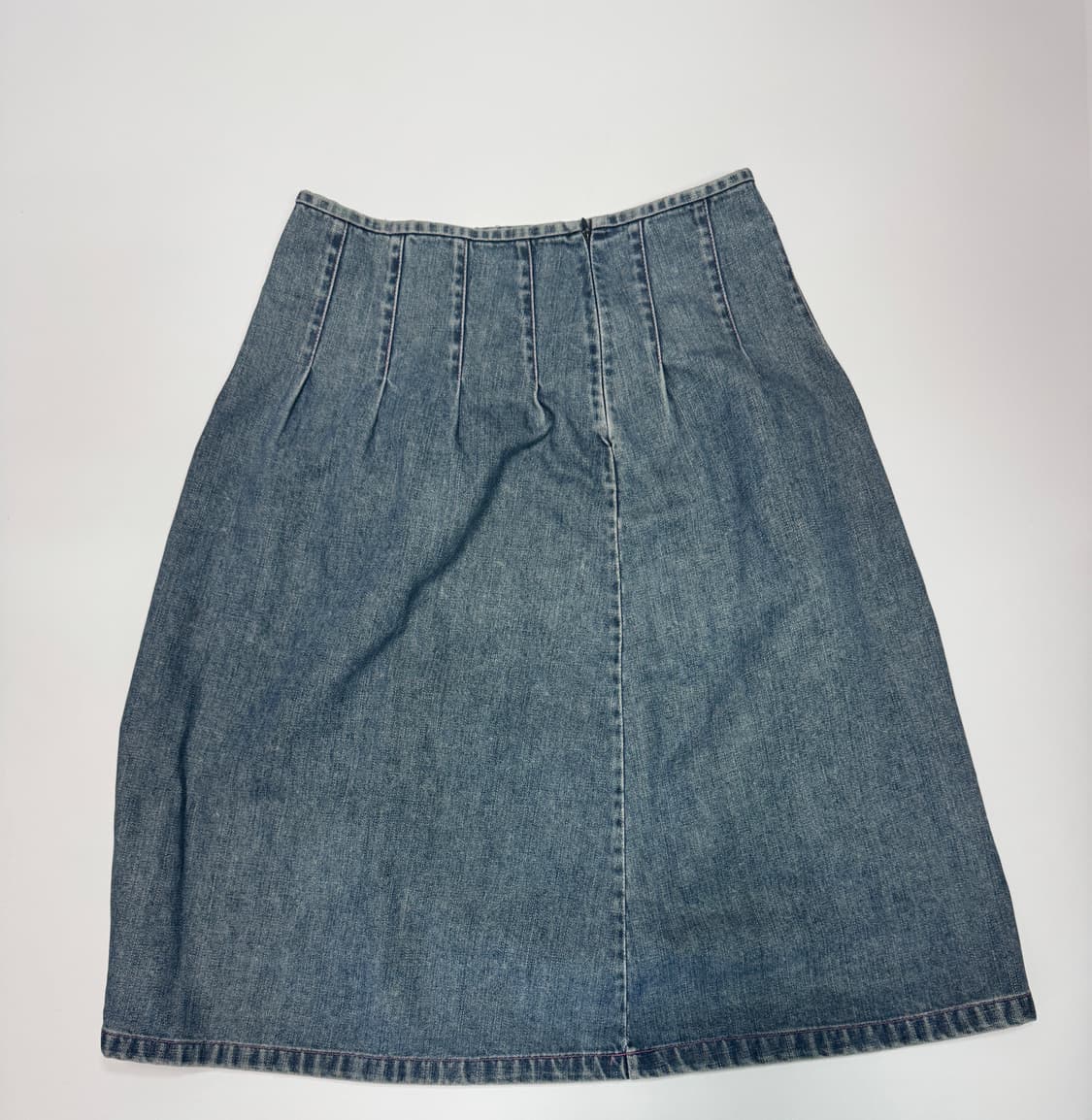 여성 빈티지 절개 스커트 데님 치마 상품이미지2