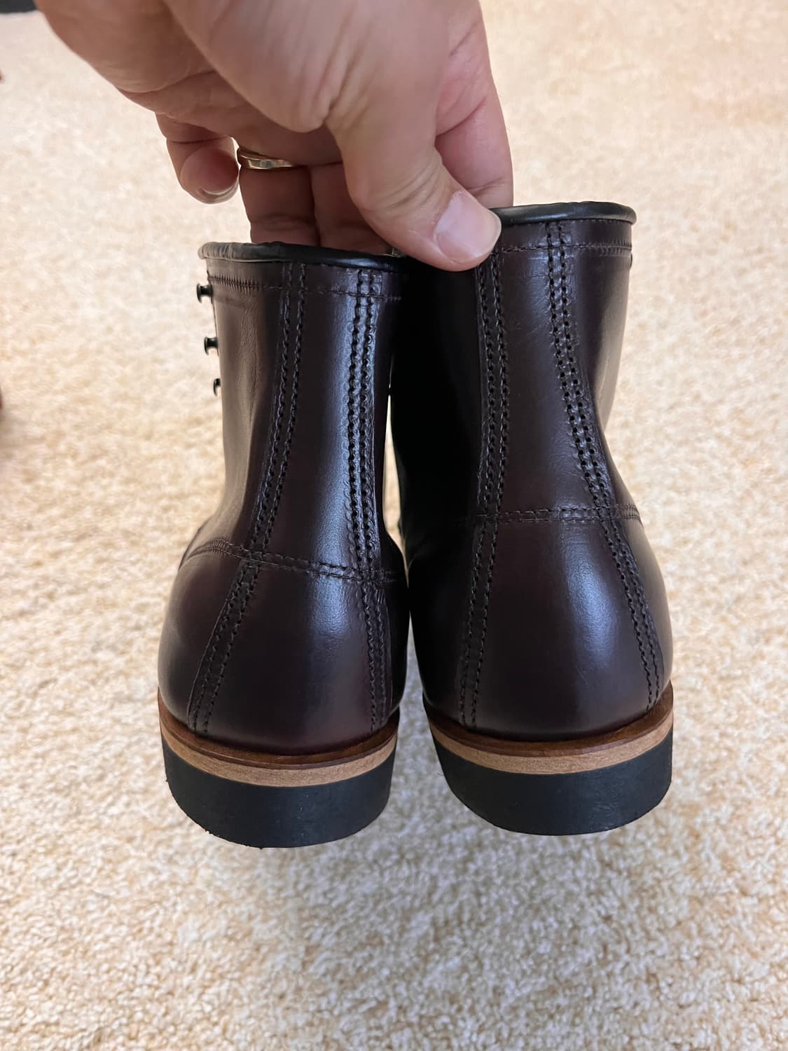 [미사용새상품] 레드윙 벡맨 9419 블랙 체리 9팩토리 세컨드 상품이미지3