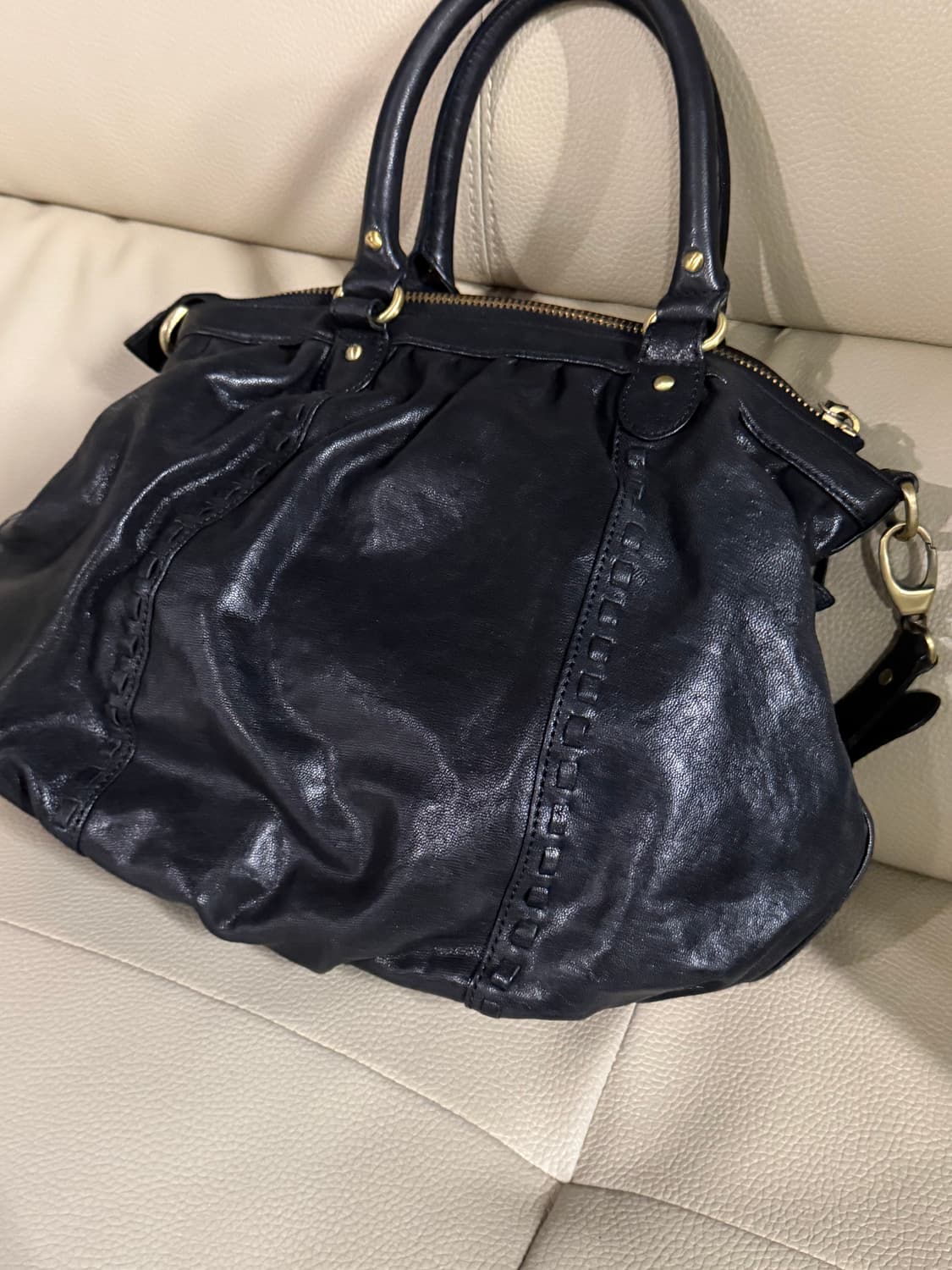 braided stitch point tote & shoulder bag 상품이미지3