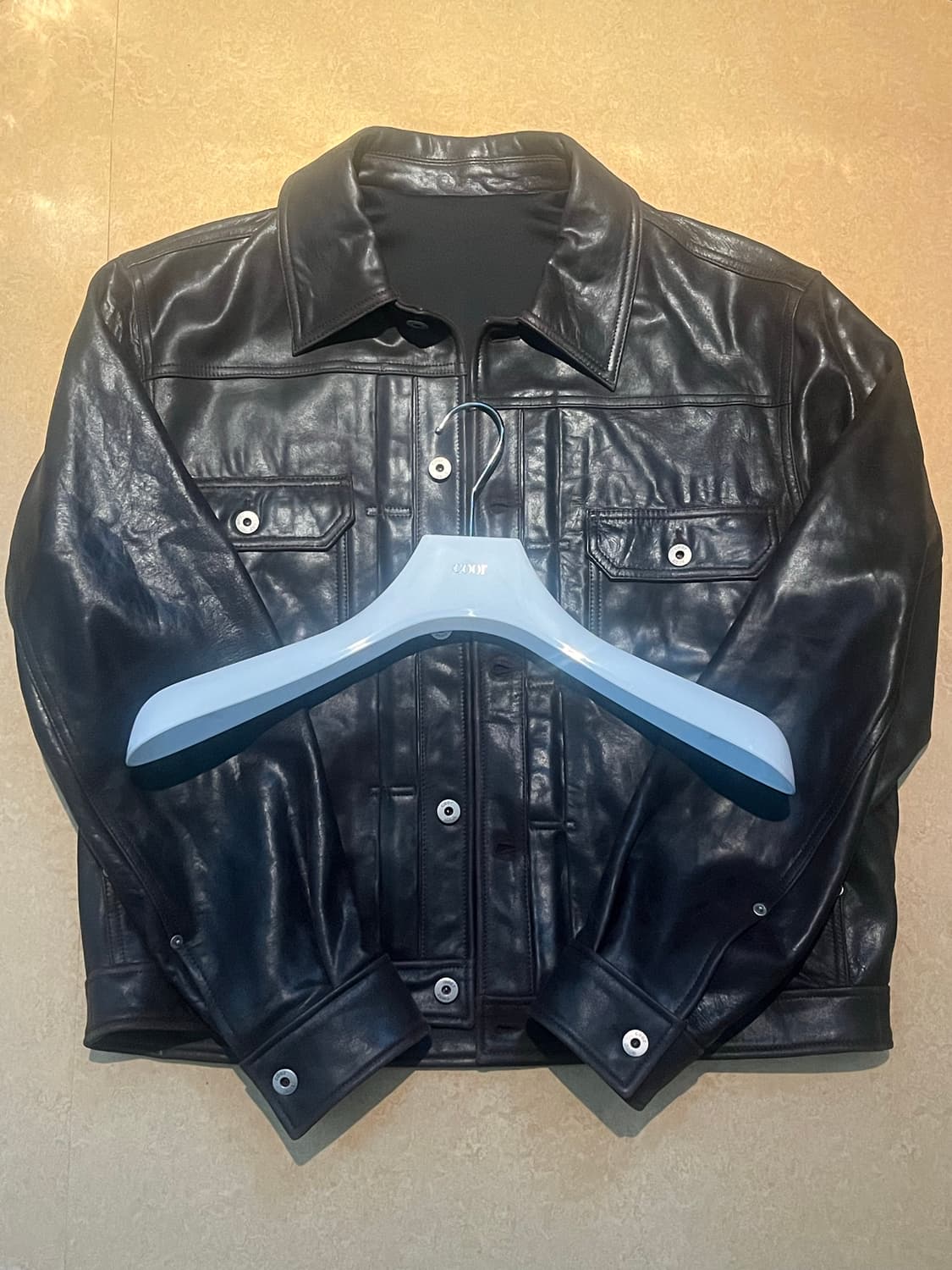 (L) 쿠어 램스킨 포켓 트러커 자켓 다크브라운 Coor 상품이미지2