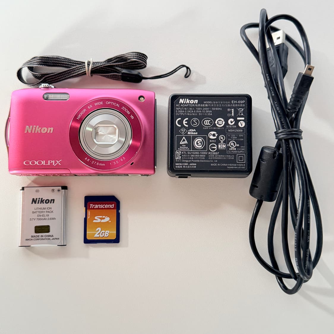 🎀트와이스 사나 픽・미품🎀 니콘 쿨픽스 S3300 핑크 빈티지디카 상품이미지8