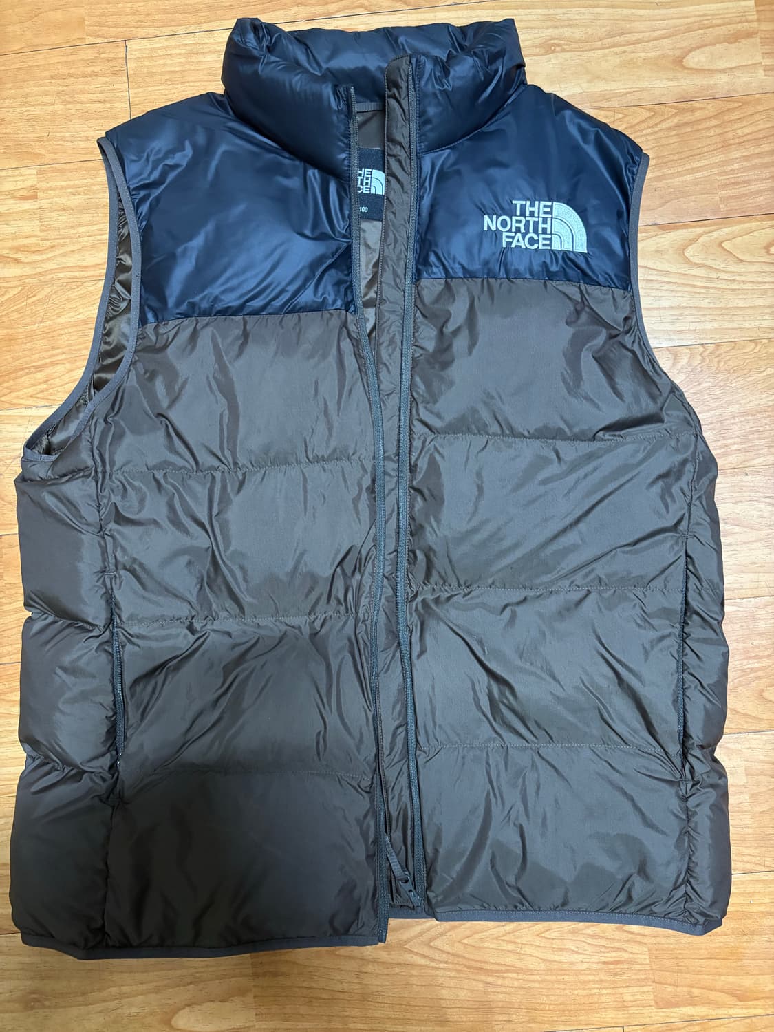 노스페이스 브라운 패딩 조끼 L 상품이미지1