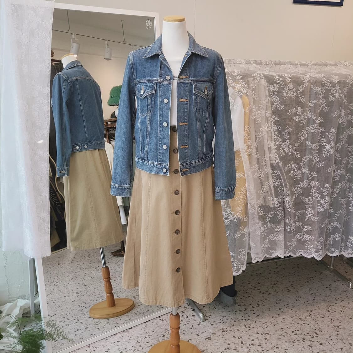 Moussy 중청 클래식 데님 자켓 상품이미지2