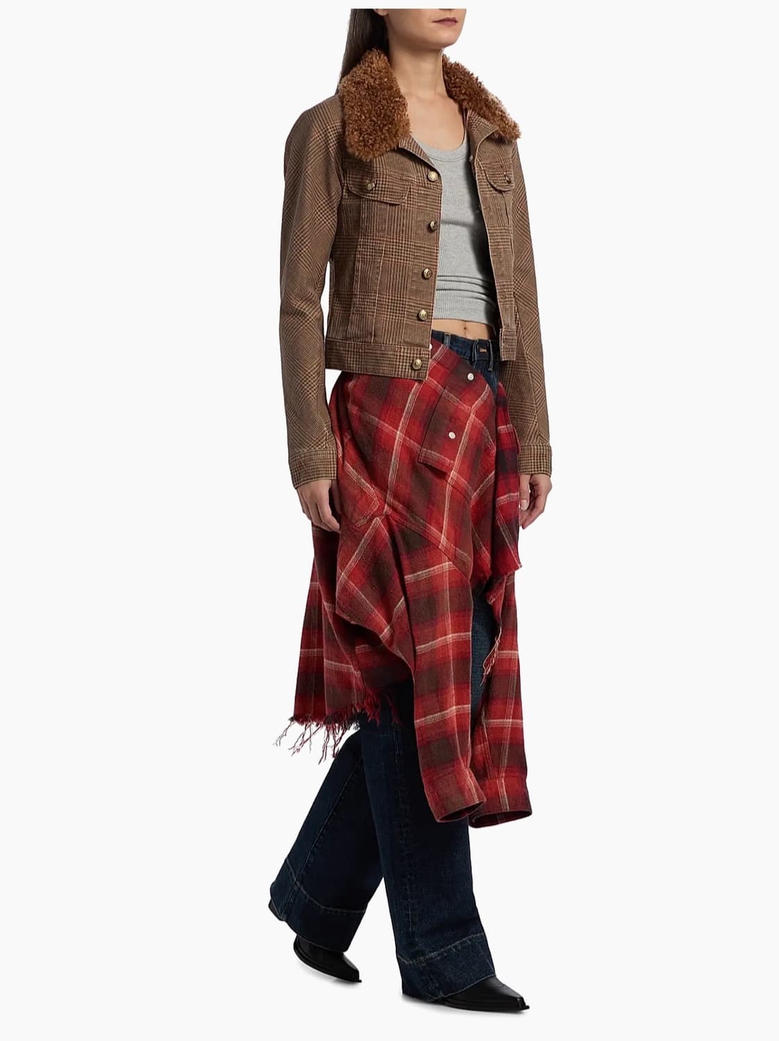 R13 25fw 와이드 레그 데님 진 30 상품이미지3