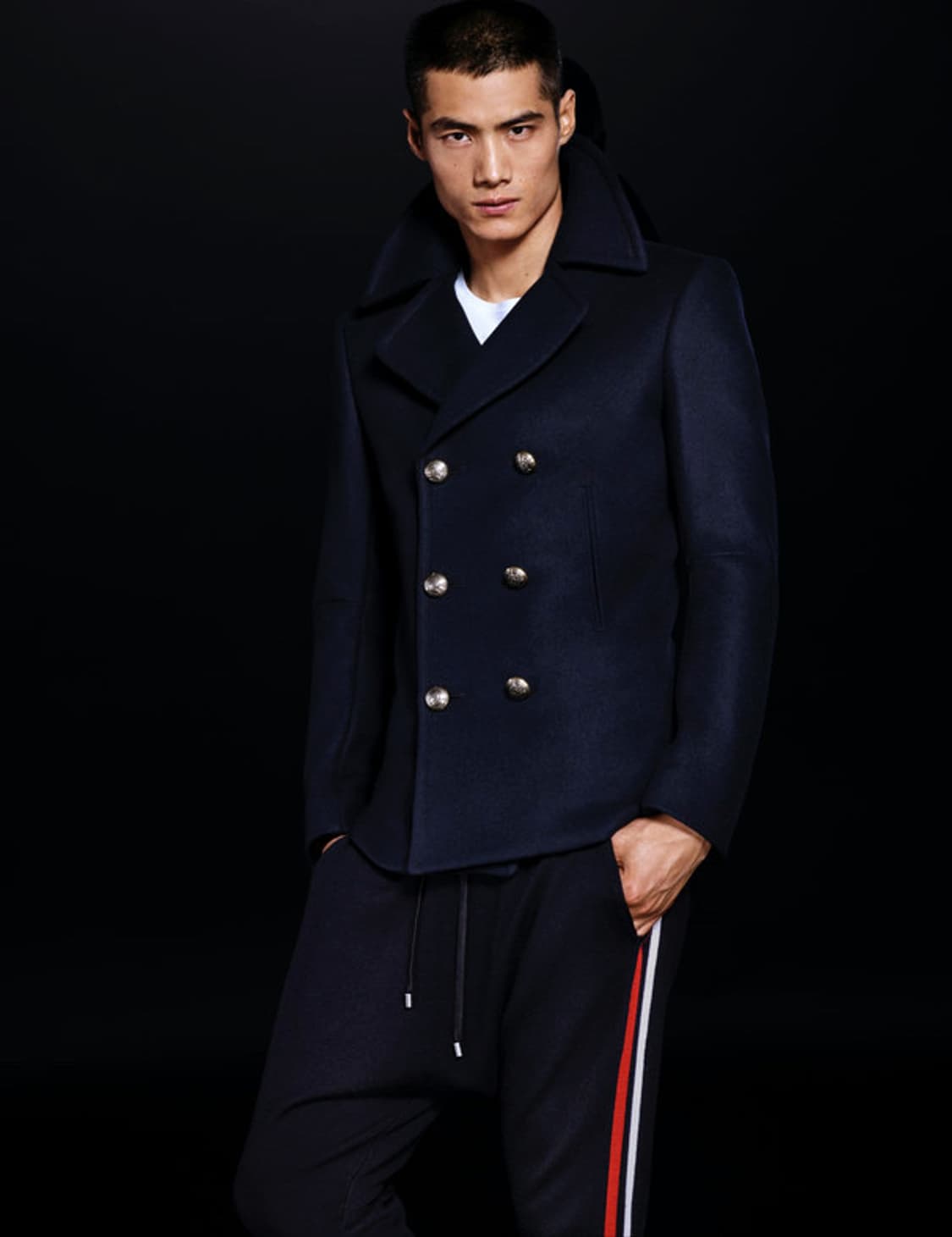 Mamagari 나폴레옹 캐시미어 피코트 상품이미지10