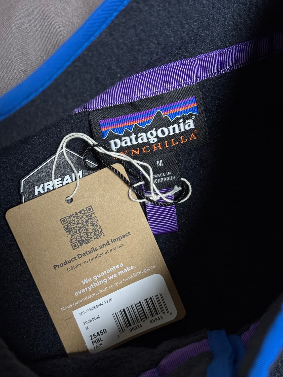 [M] 파타고니아 신칠라 스냅T 플리스 풀오버 피치블루 상품이미지3