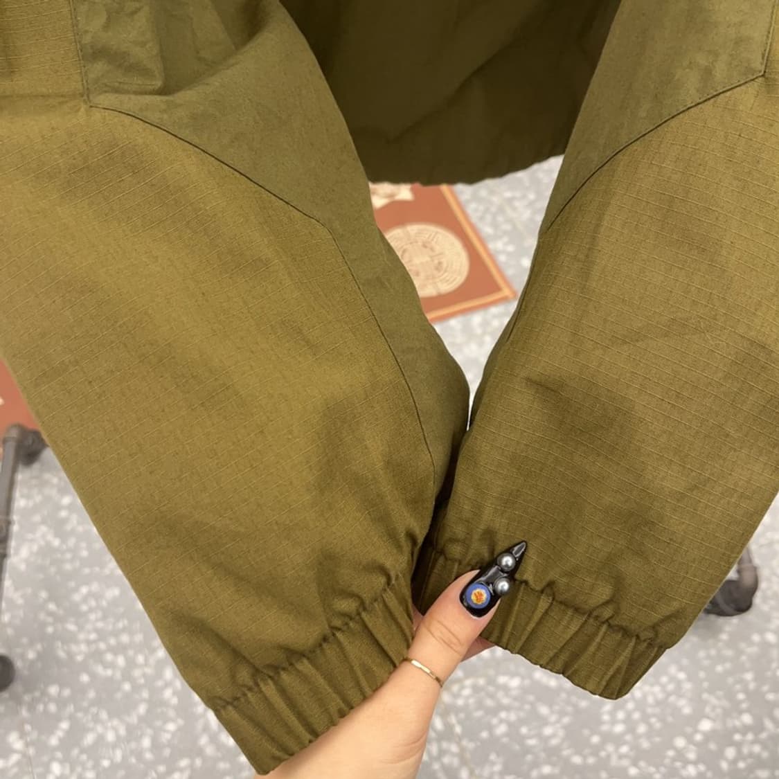 나이키 올드스쿨 고프코어 말차카키 바람막이 자켓 L C08743 상품이미지7