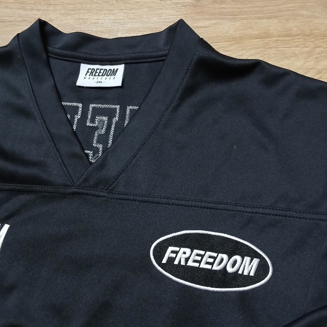 freedom 프리덤 논매쉬 럭비 져지 반팔 2xl 상품이미지5