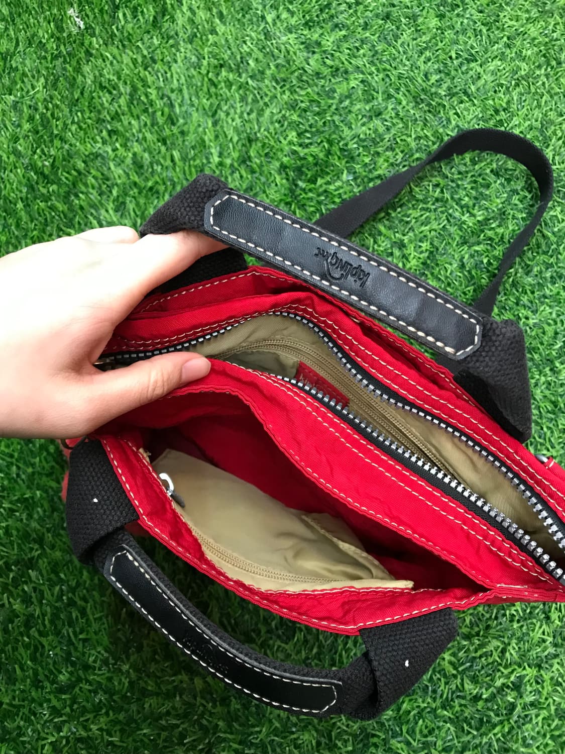 키플링 Kipling  미니 크로스백 레드 상품이미지3