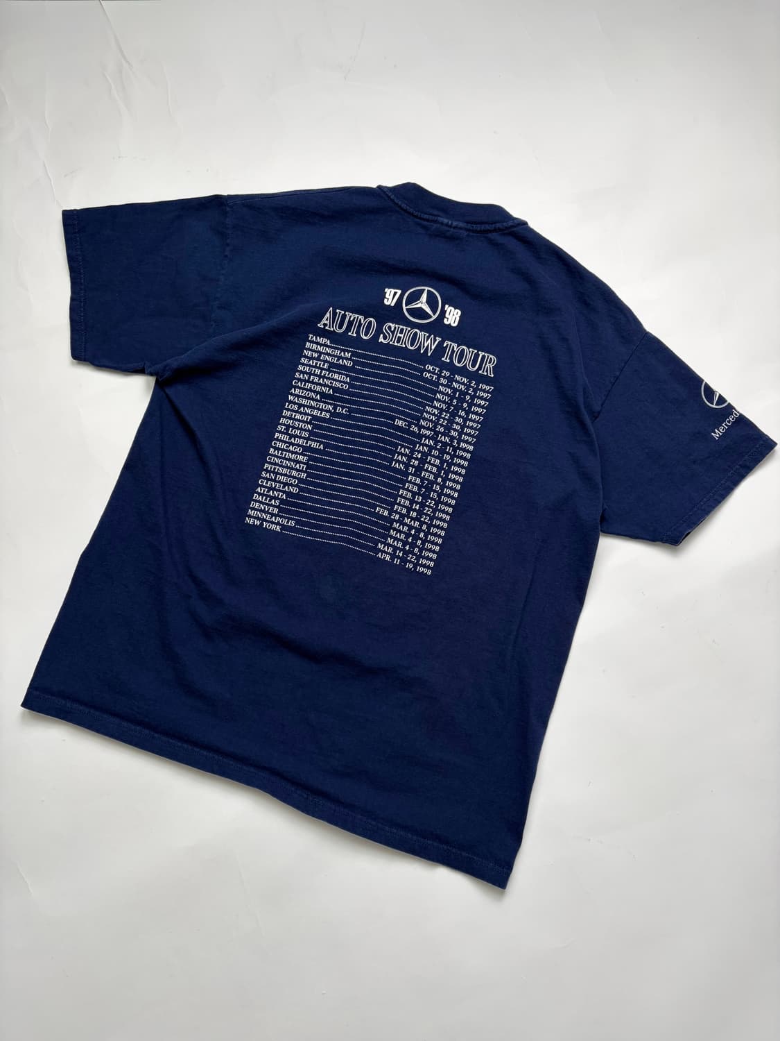 90s Mercedes Benz Tee (navy) 상품이미지2