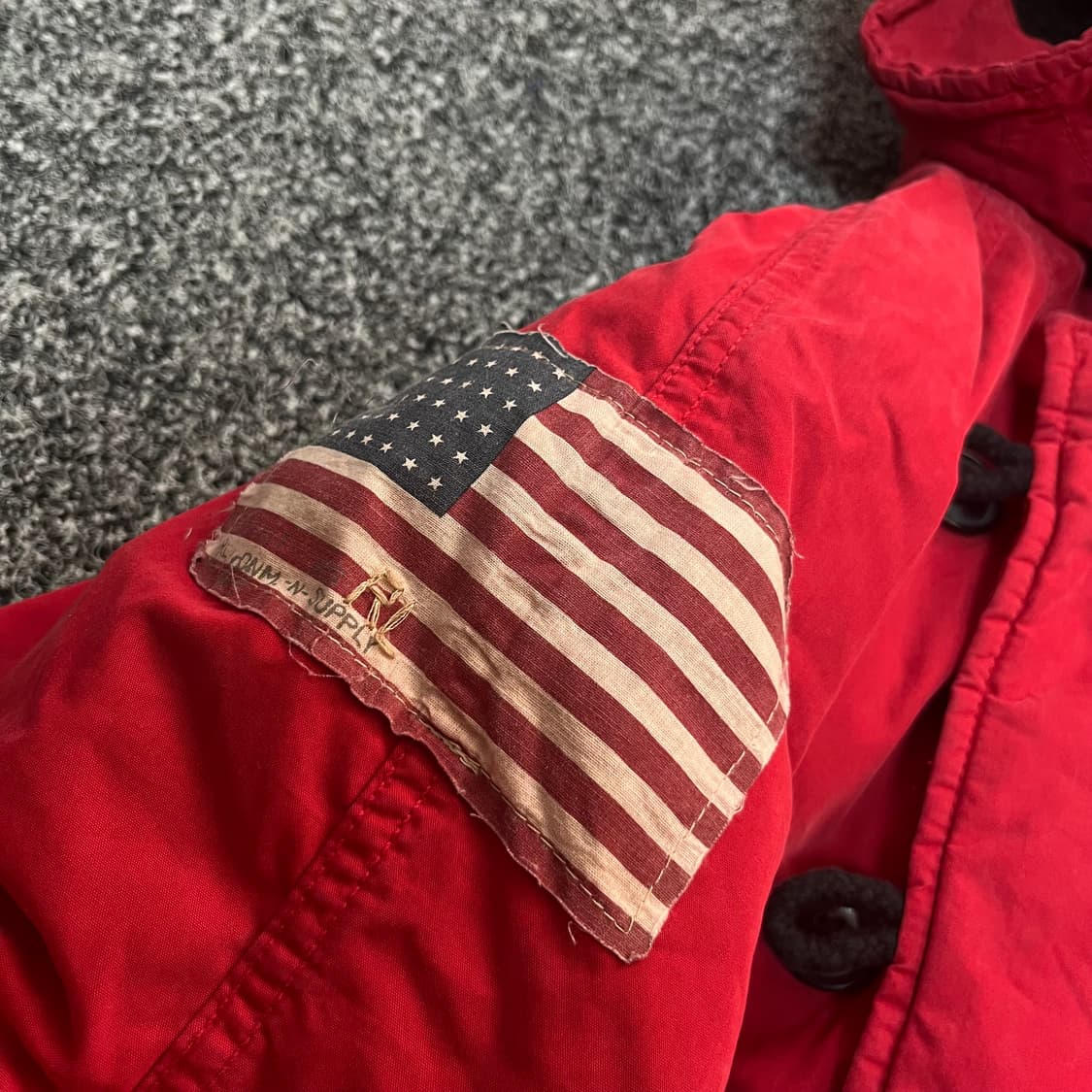 데님앤서플라이 랄프로렌 성조기 패딩 S 상품이미지5