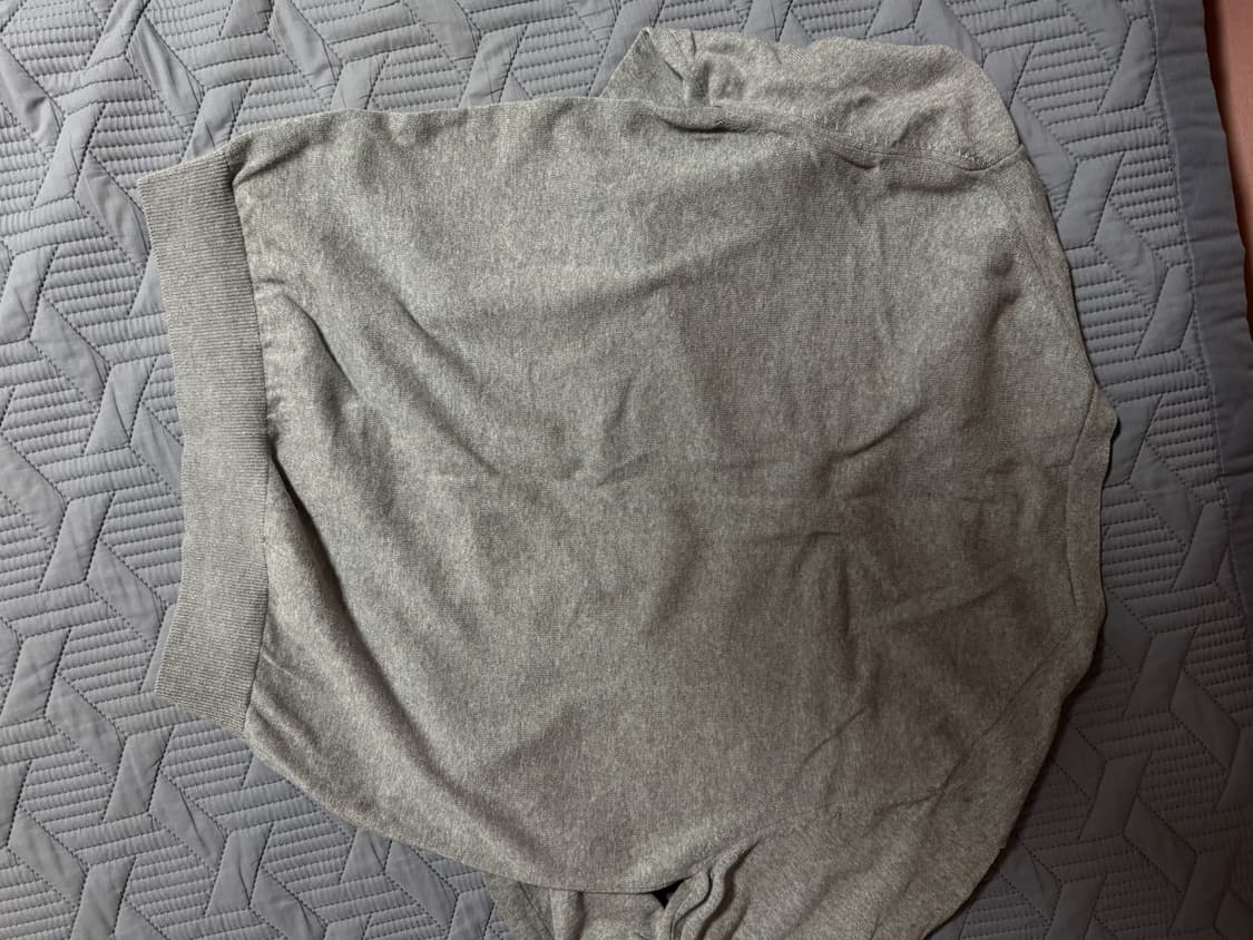 스테디에브리웨어 데일리 코튼 가디건 그레이 멜란지 2 상품이미지2
