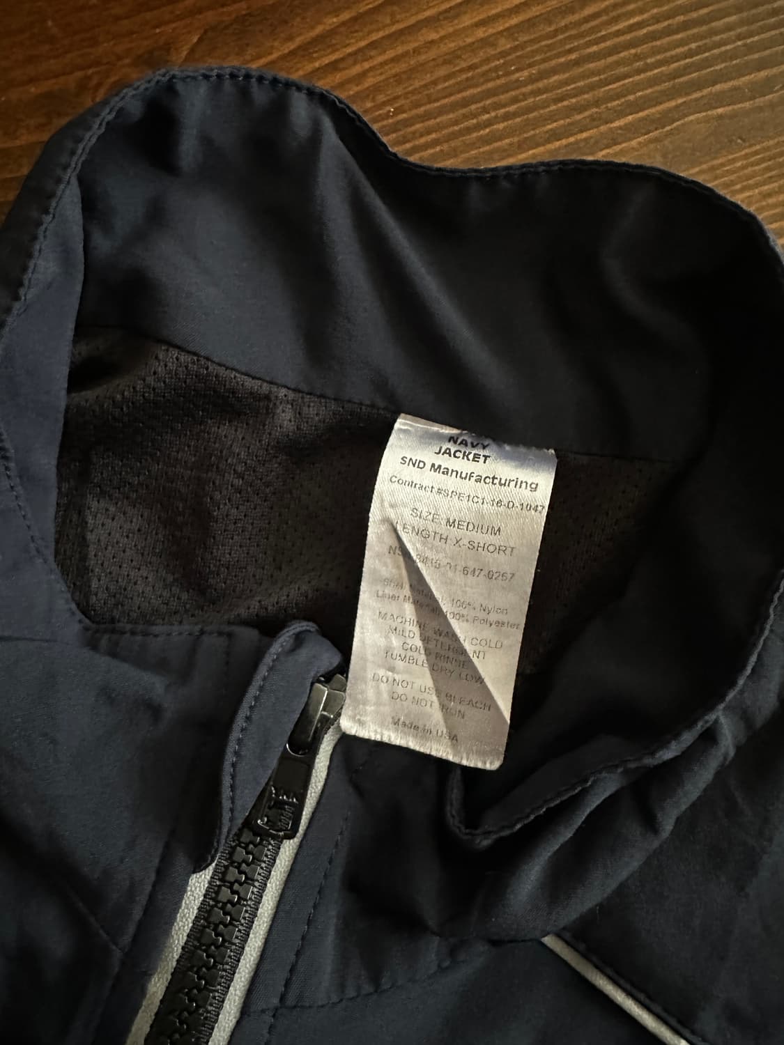 US NAVY 트레이닝 자켓 Reflective Line 상품이미지2