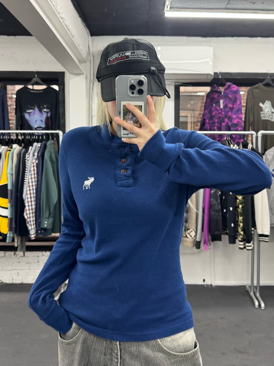 아베크롬비 와플 헨리넥 롱슬리브 상품이미지2