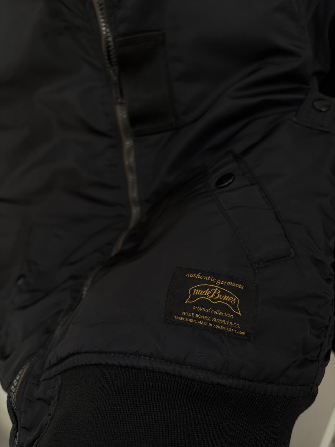 누드본즈 ma-1 항공점퍼 상품이미지6