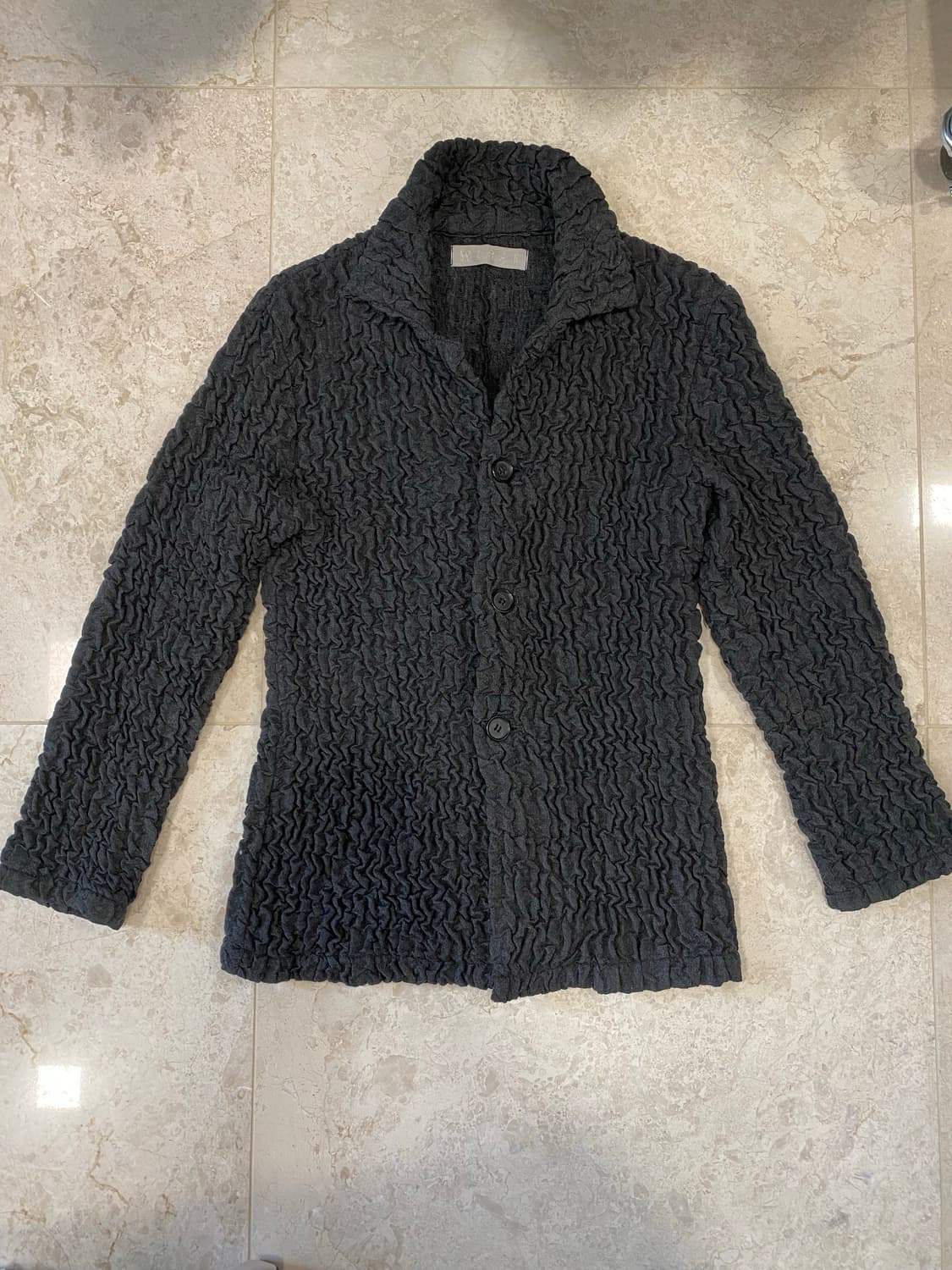 요지야마모토 워크샵 주름가공 자켓 상품이미지1