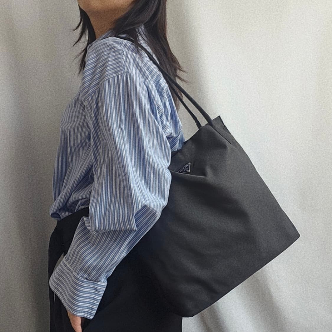 [정품 PRADA] 프라다 포코노 나일론 쇼퍼백 숄더백 상품이미지9