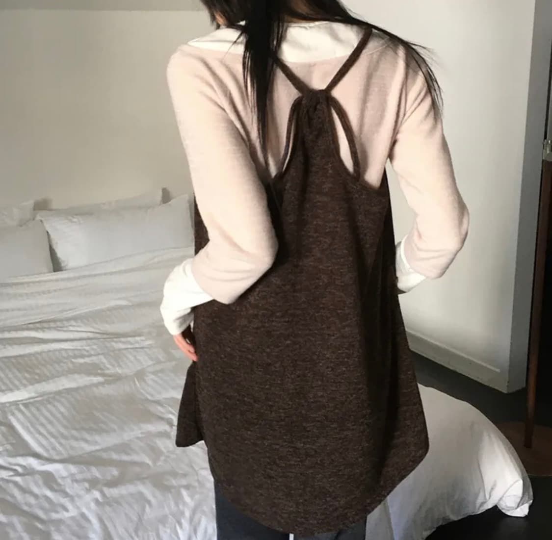 자주색 니트나시  상품이미지1