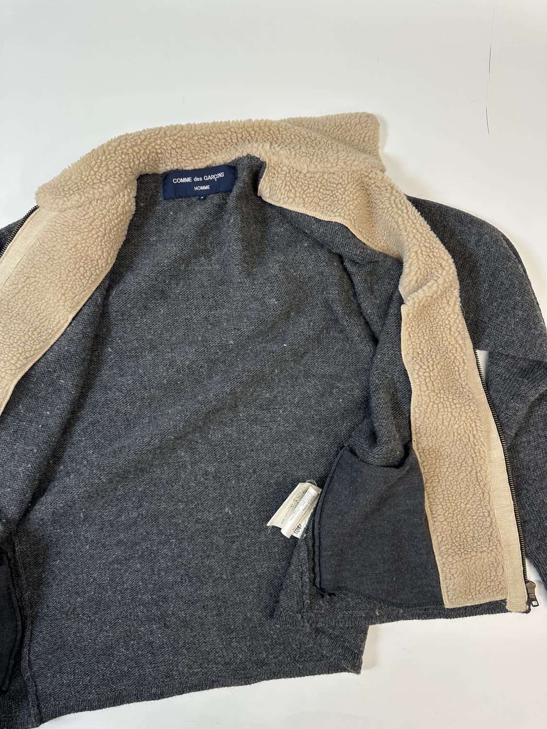 꼼데가르송 옴므 니트 집업 S 상품이미지7