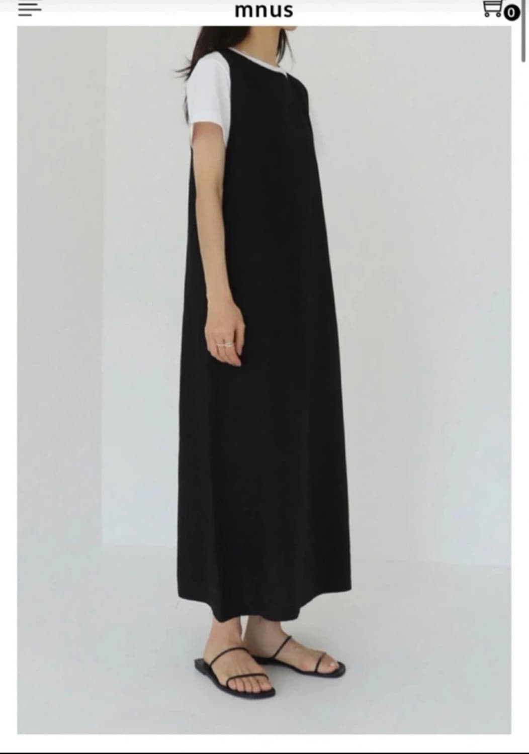 엠엔어스 코튼 롱 원피스 상품이미지2