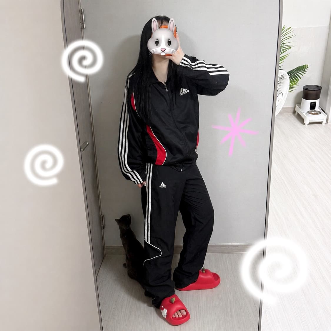 아디다스 트랙 바람막이 팬츠 상품이미지1