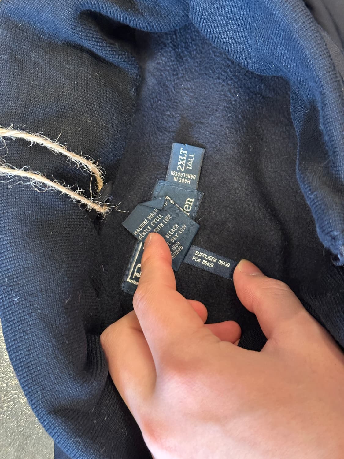 00s 폴로 랄프로렌 나일론 플리스 자켓 2XL 상품이미지7