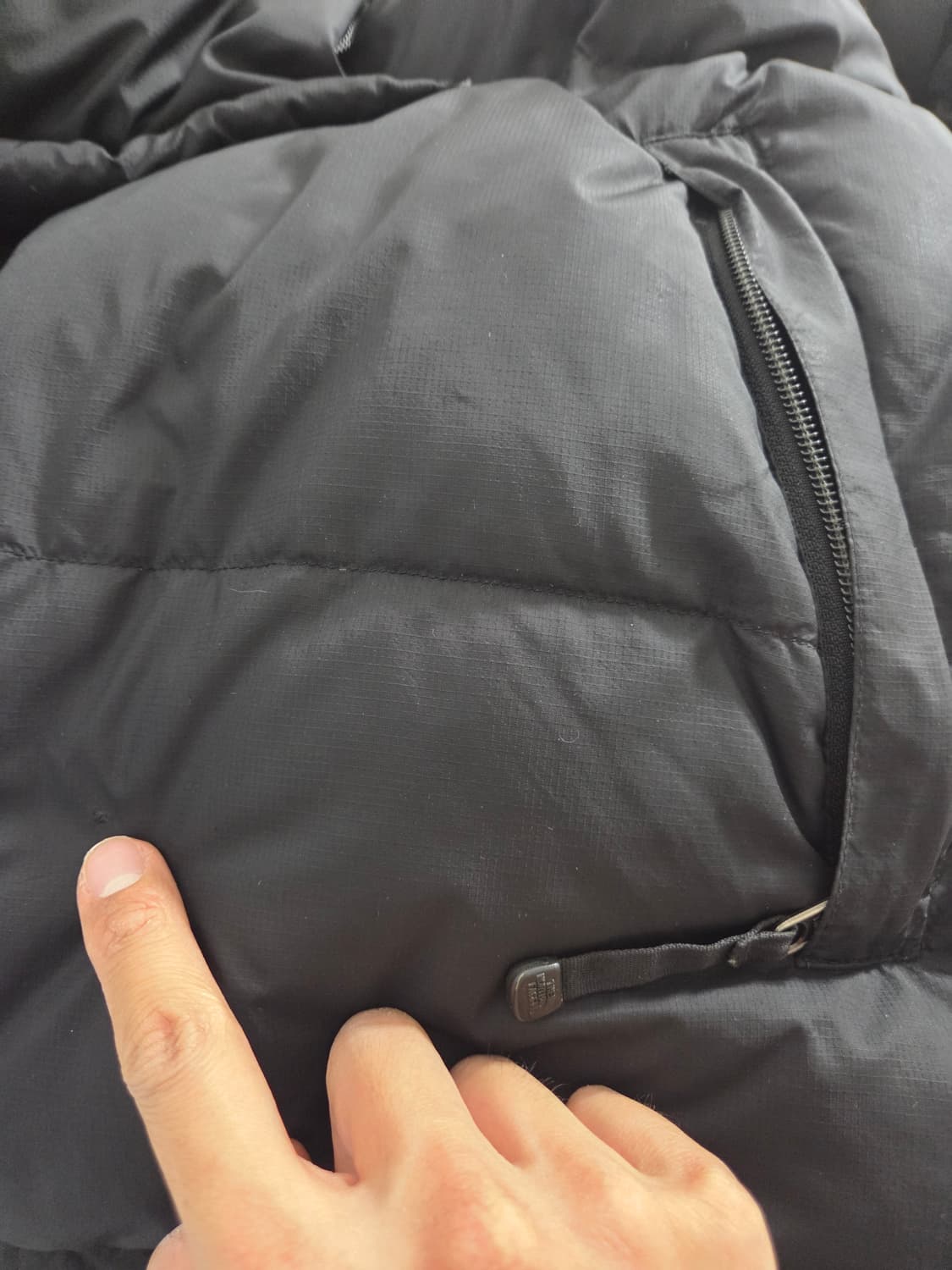 노스페이스/원조 구형 눕시 700필 구스다운 패딩/XL 상품이미지5