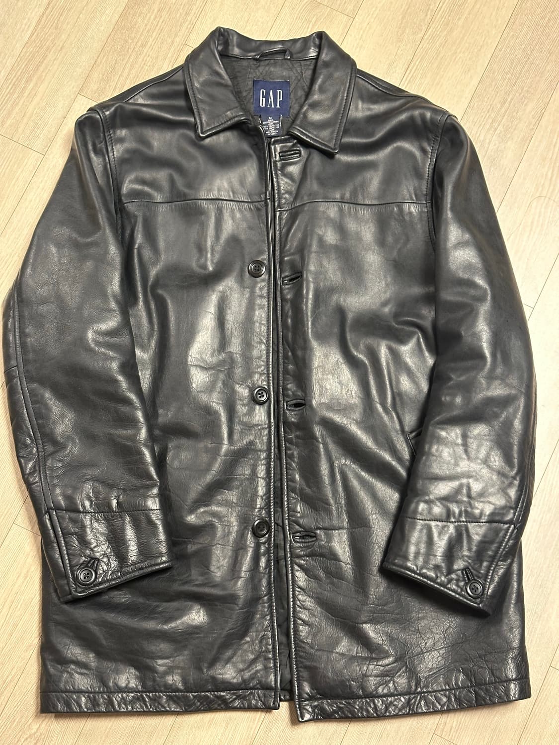 (M) 올드갭 Old GAP 레더 카코트 상품이미지1