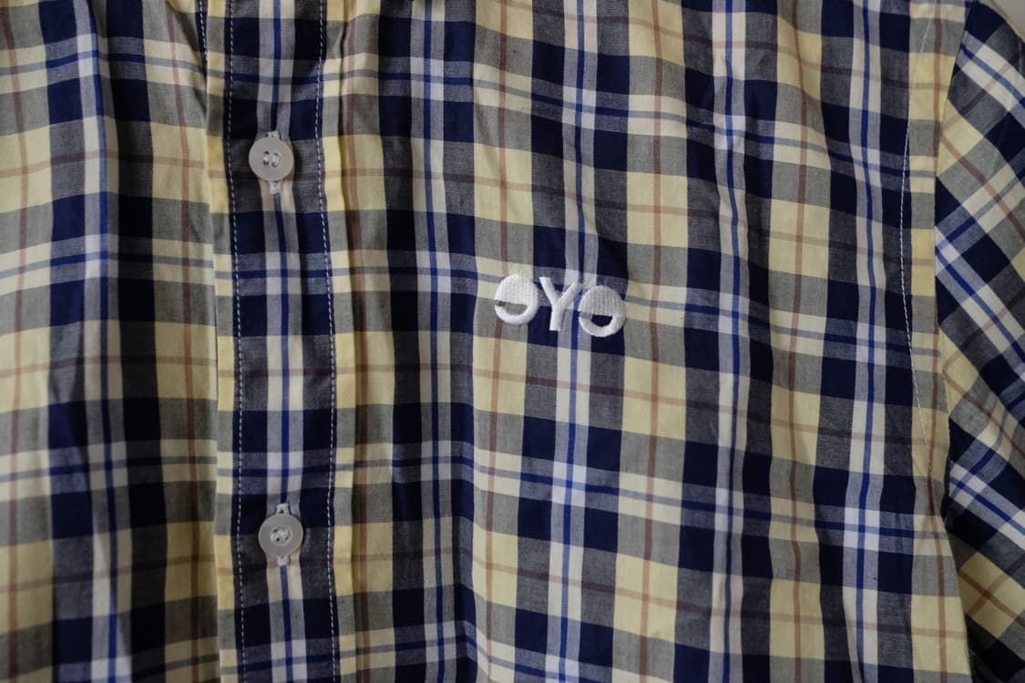 eYe 준야와타나베 꼼데가르송 반팔 셔츠 s 상품이미지5