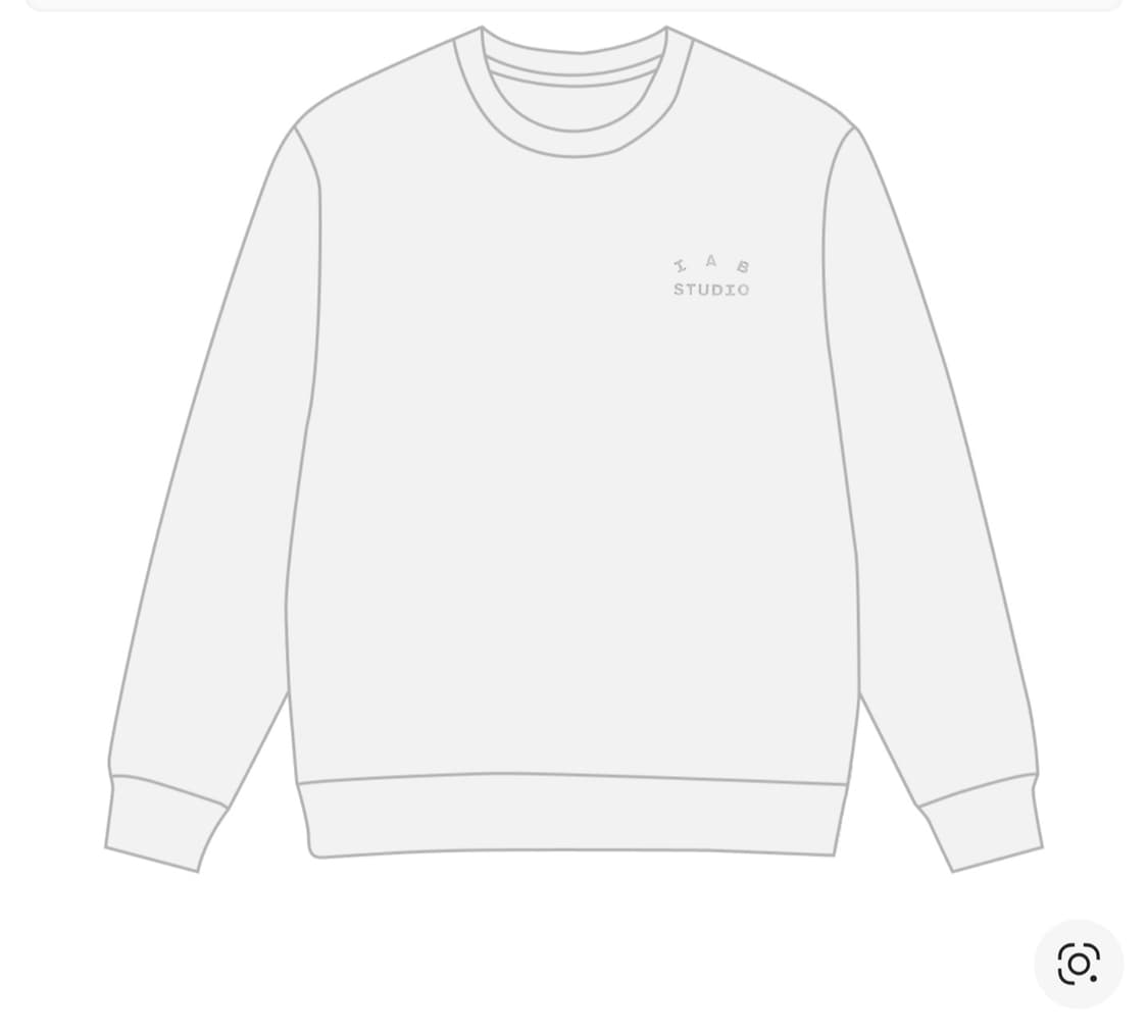 아이앱 스튜디오 아이앱 롱슬리브 화이트 s사이즈 상품이미지1